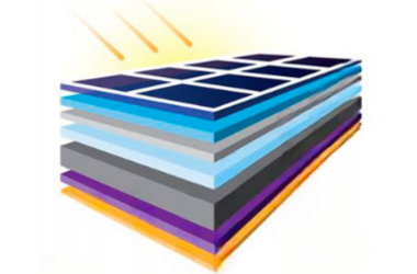 Módulos solares con barras colectoras traseras para mayor generación de corriente, resistente a cargas frontales (vientos 93 m/s), modulos de 500 watts (2 m2).