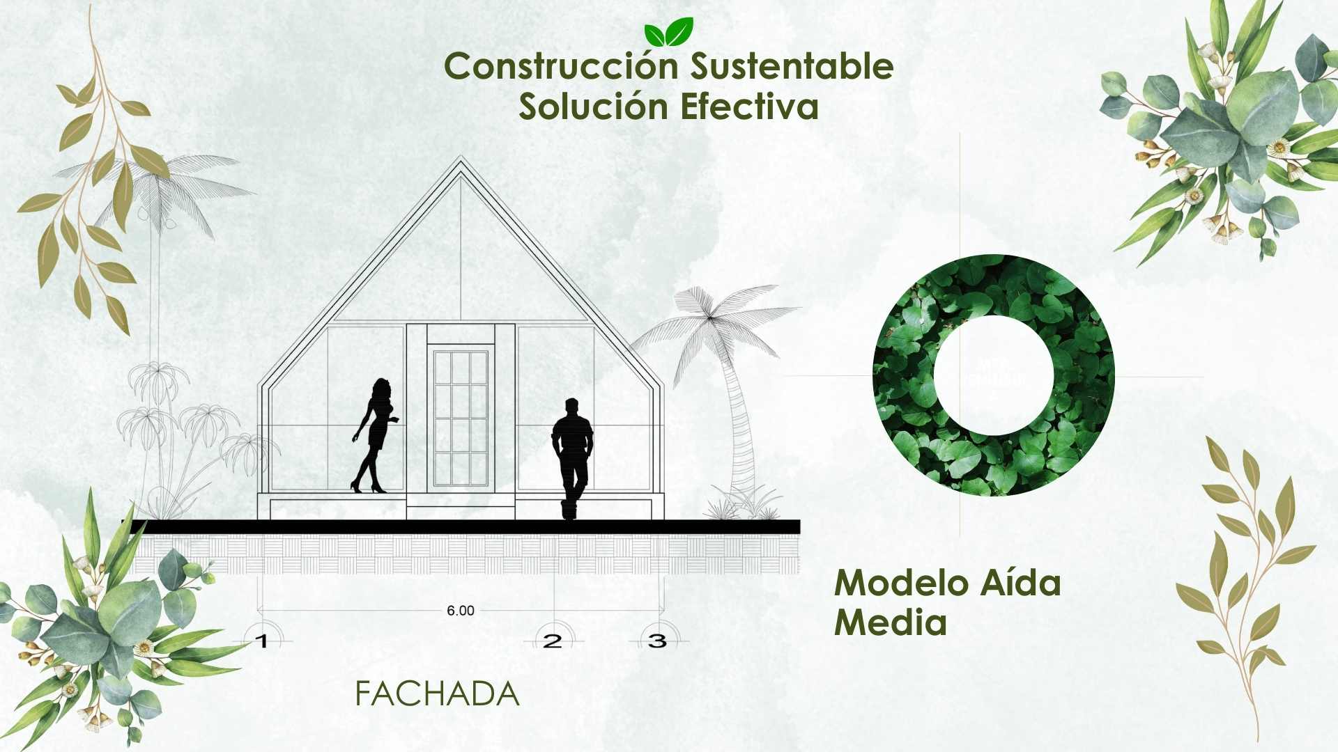 casa autosustentable ecológica modelo aida media