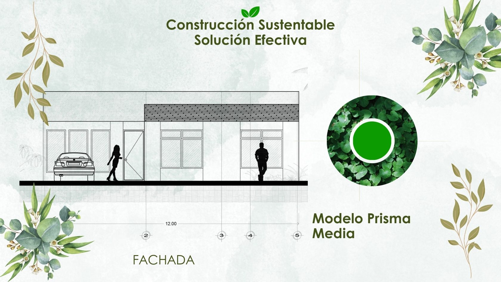 casa autosustentable modelo prisma media